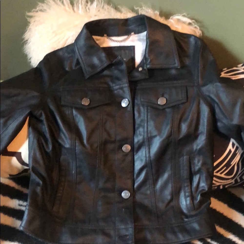 Beautiful Marc New York Leather Jacket